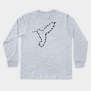 Bird and birds Kids Long Sleeve T-Shirt